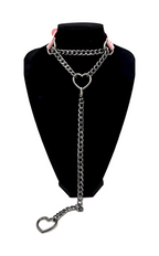 LoveChains™ - Swivel Clasp Leather Choker Collar
