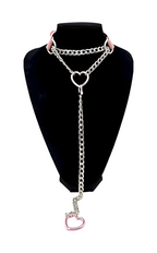 LoveChains™ - Swivel Clasp Leather Choker Collar