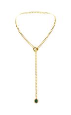 LoveChains™ - Crystal Charm Slip Chain Choker