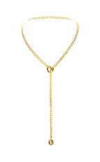 LoveChains™ - Crystal Charm Slip Chain Choker