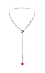 LoveChains™ - Crystal Charm Slip Chain Choker