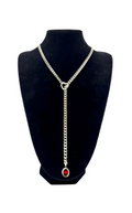LoveChains™ - Crystal Charm Slip Chain Choker