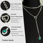 LoveChains™ - Crystal Charm Loop Slip Choker