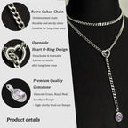 LoveChains™ - Crystal Charm Loop Slip Choker