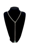 LoveChains™ - Heart Crystal Charm Slip Chain Choker