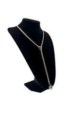 LoveChains™ - Heart Crystal Charm Slip Chain Choker