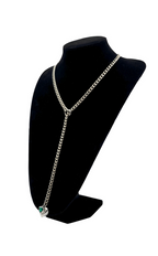 LoveChains™ - Heart Crystal Charm Slip Chain Choker
