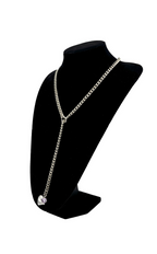 LoveChains™ - Heart Crystal Charm Slip Chain Choker