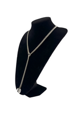 LoveChains™ - Heart Crystal Charm Slip Chain Choker