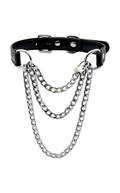 LoveChains™ - Triple-Layer Chain Leather Choker Collar