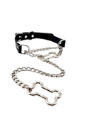 LoveChains™ - Bone Slip Chain Leather Choker Collar