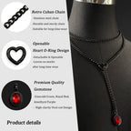 LoveChains™ - Crystal Charm Loop Slip Choker