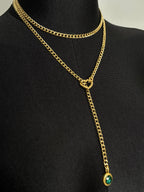 LoveChains™ - Crystal Charm Loop Slip Choker