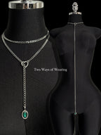 LoveChains™ - Crystal Charm Loop Slip Choker