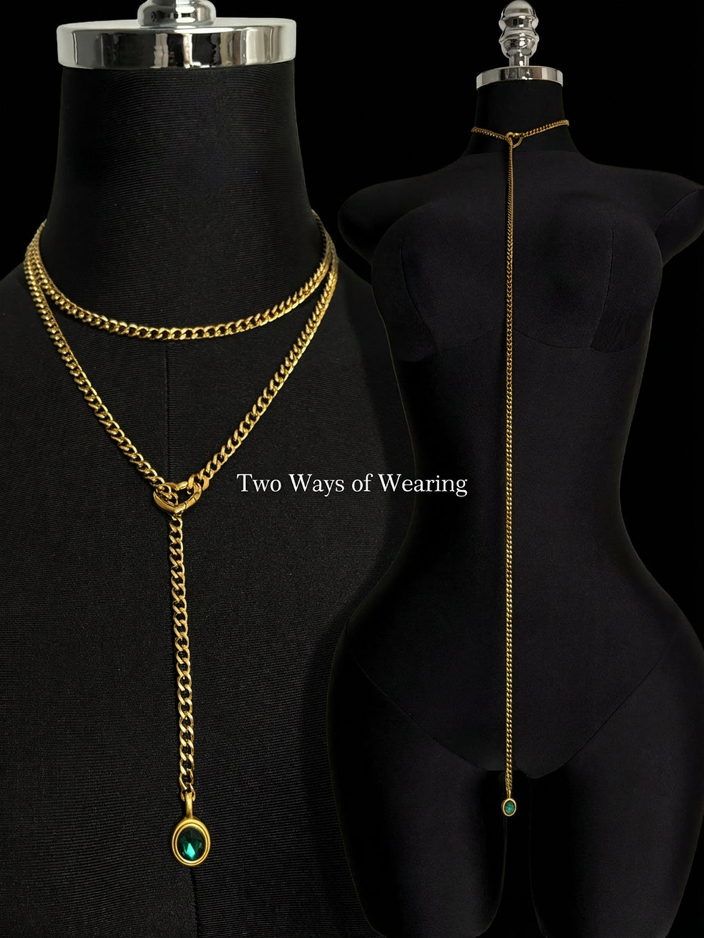 LoveChains™ - Crystal Charm Loop Slip Choker