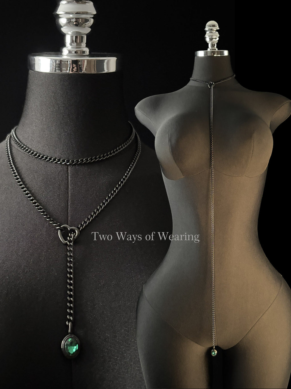 LoveChains™ - Crystal Charm Loop Slip Choker