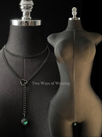LoveChains™ - Crystal Charm Loop Slip Choker