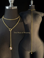LoveChains™ - Crystal Charm Loop Slip Choker