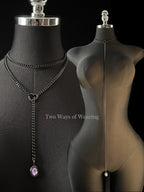 LoveChains™ - Crystal Charm Loop Slip Choker
