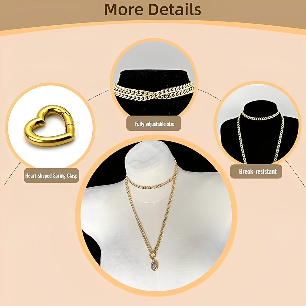 LoveChains™ - Crystal Charm Loop Choker