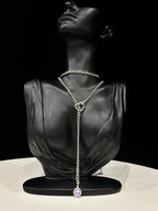 LoveChains™ - Crystal Charm Loop Slip Choker
