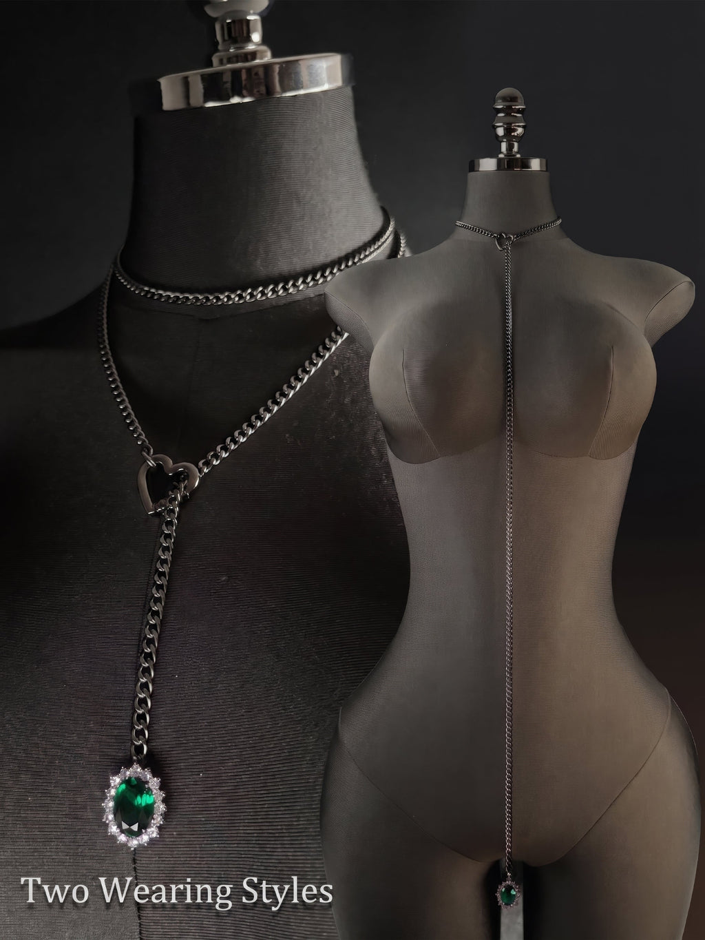 LoveChains™ - Gemstone Charm Loop Choker