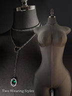 LoveChains™ - Gemstone Charm Loop Choker