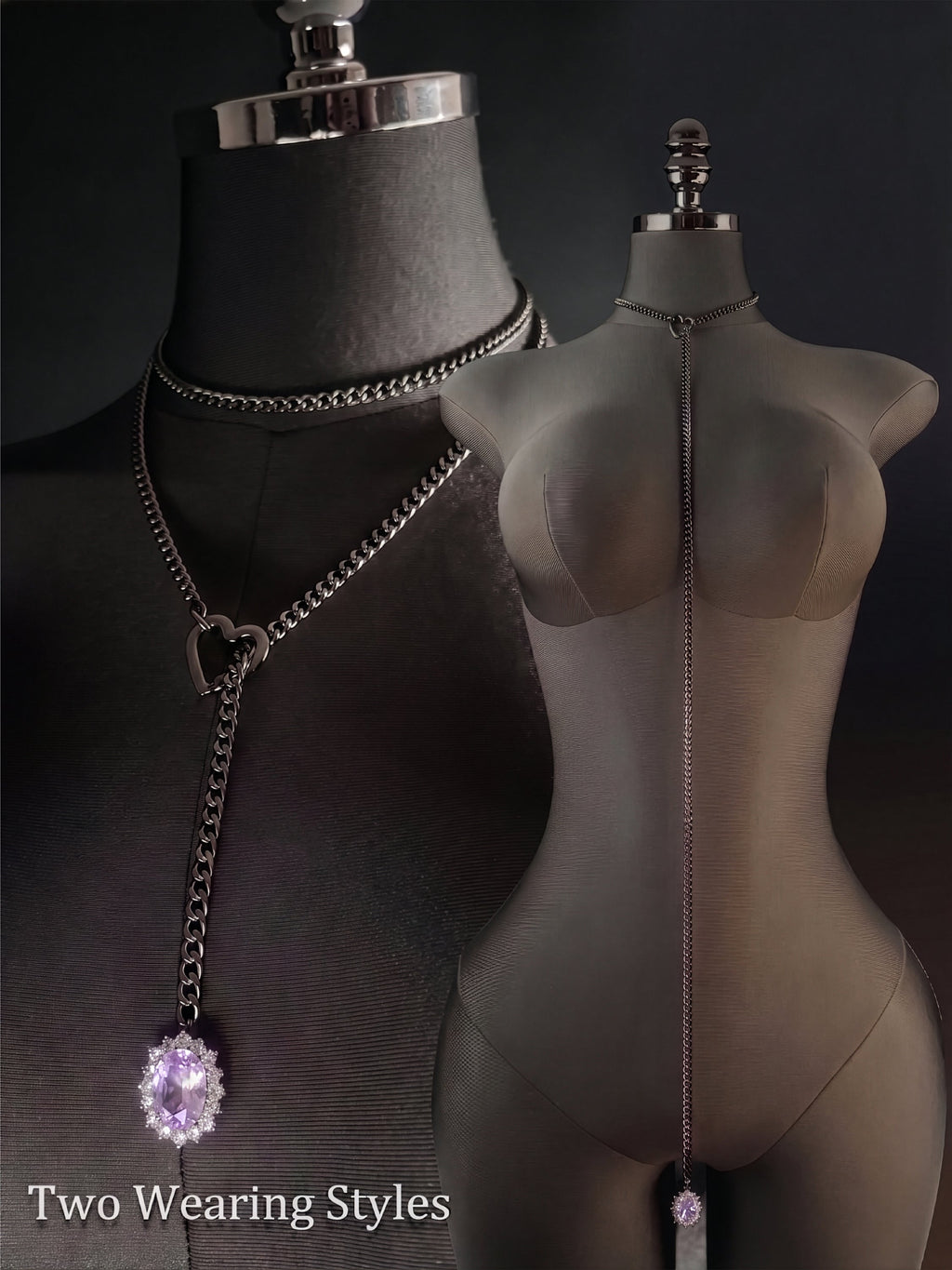 LoveChains™ - Gemstone Charm Loop Choker