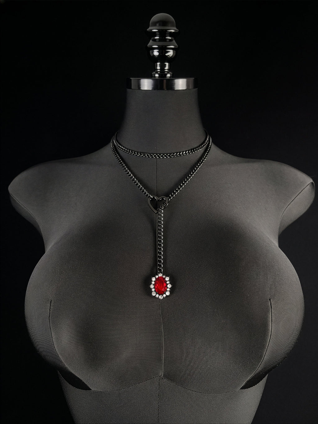 LoveChains™ - Gemstone Charm Loop Choker