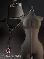 LoveChains™ - Gemstone Charm Loop Choker