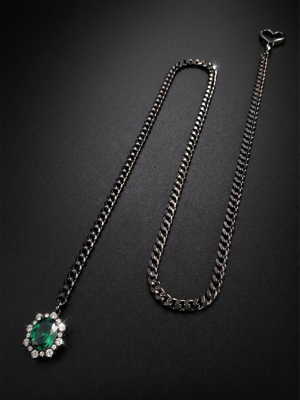 LoveChains™ - Gemstone Charm Slip Chain Choker