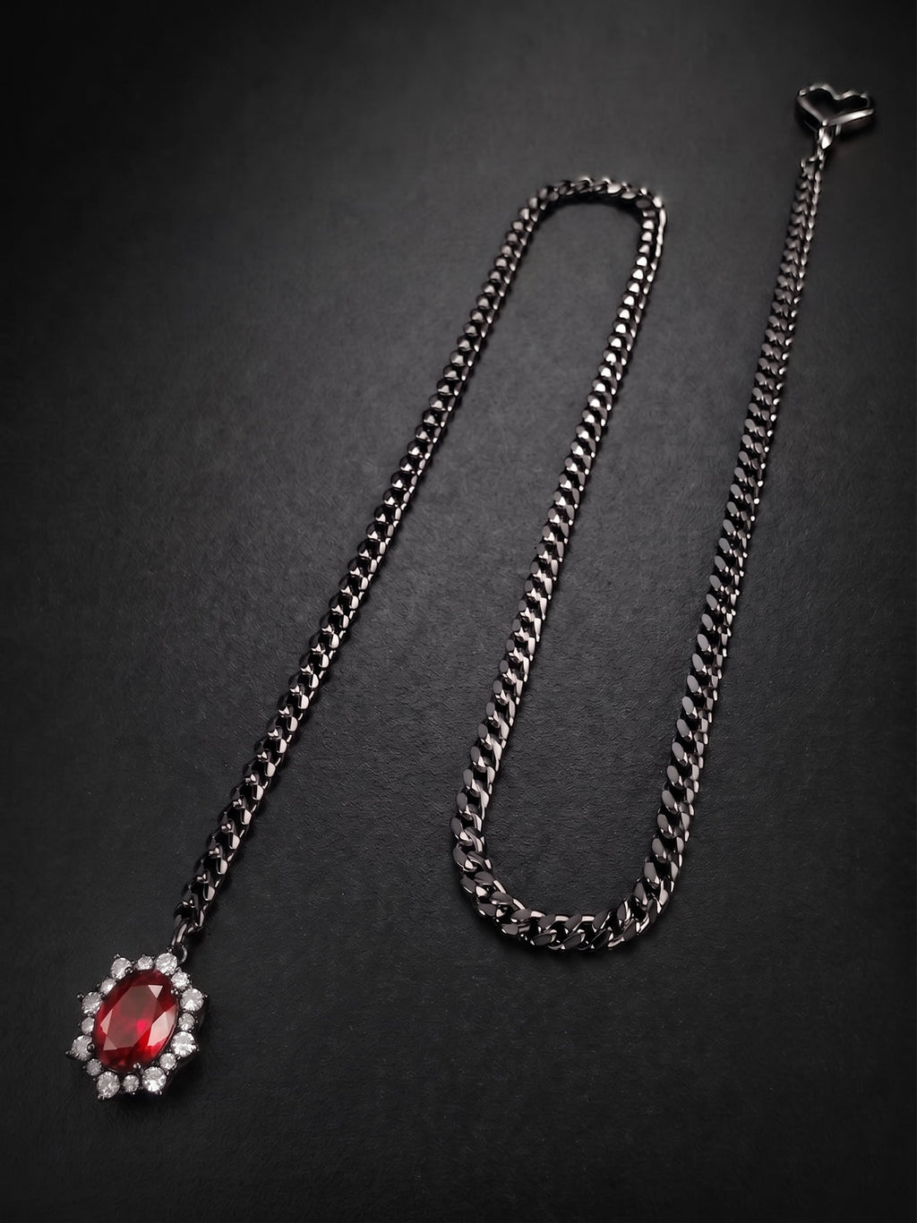 LoveChains™ - Gemstone Charm Slip Chain Choker