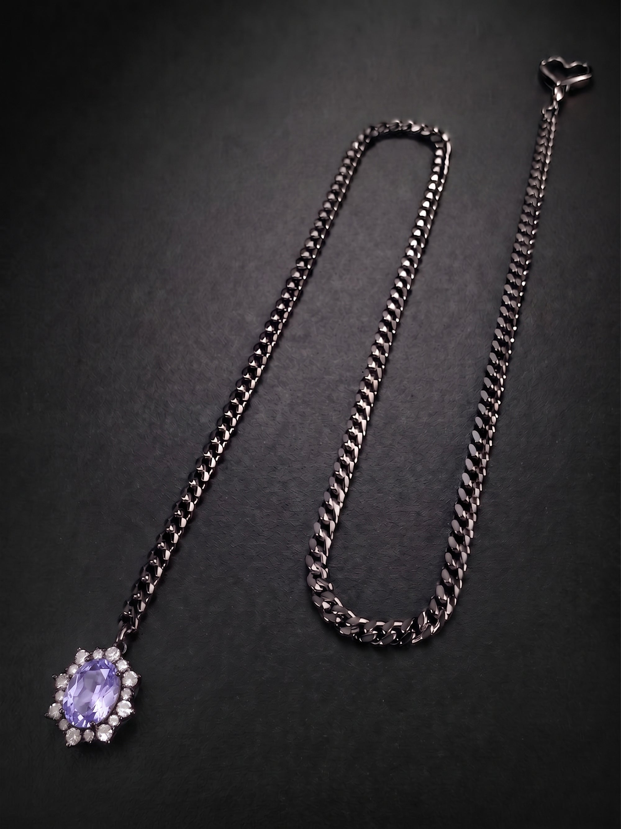 LoveChains™ - Gemstone Charm Slip Chain Choker