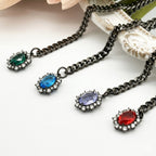LoveChains™ - Gemstone Charm Slip Chain Choker