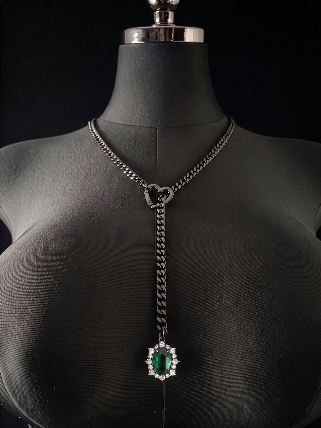 LoveChains™ - Gemstone Charm Slip Chain Choker
