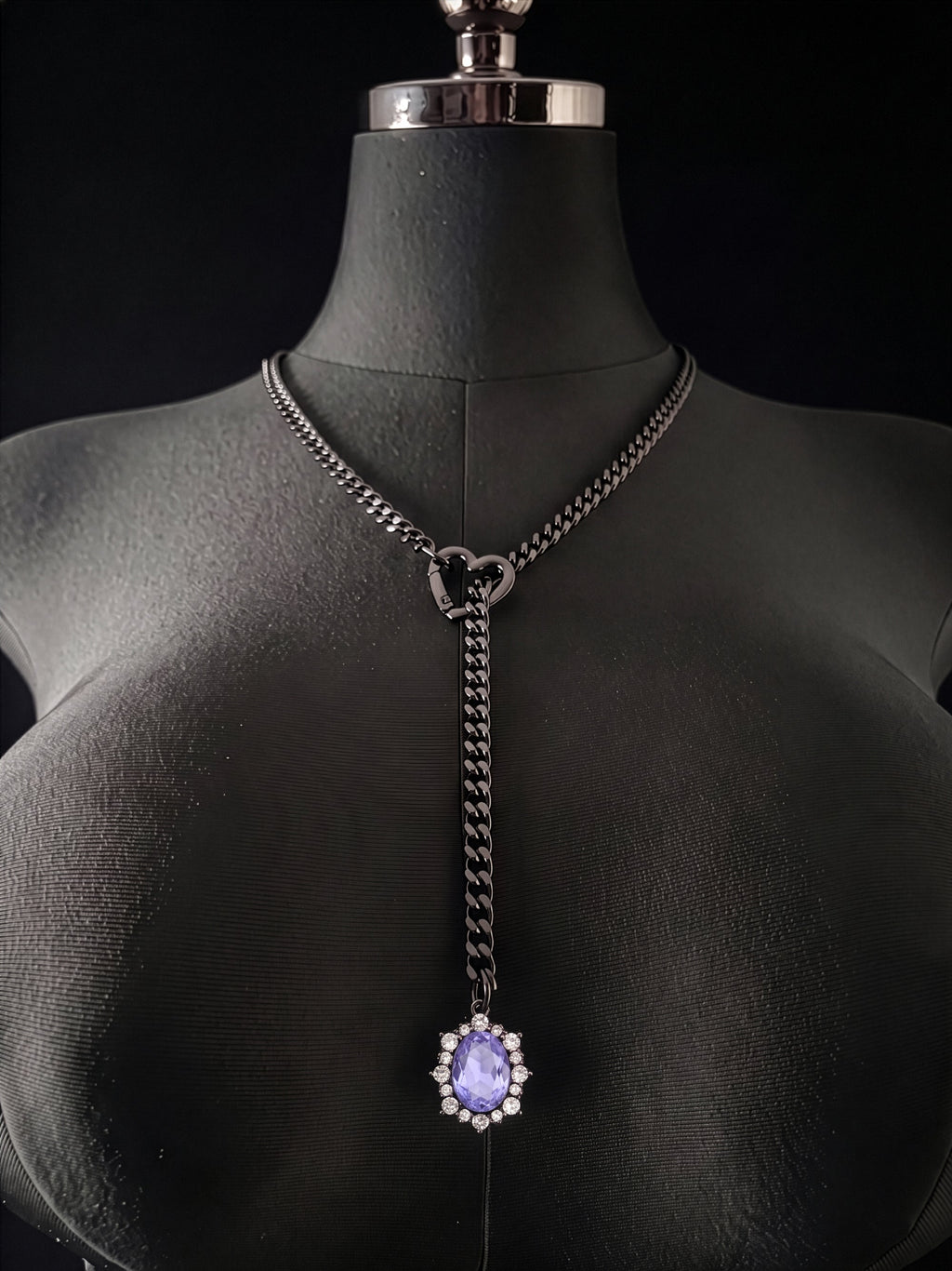 LoveChains™ - Gemstone Charm Slip Chain Choker