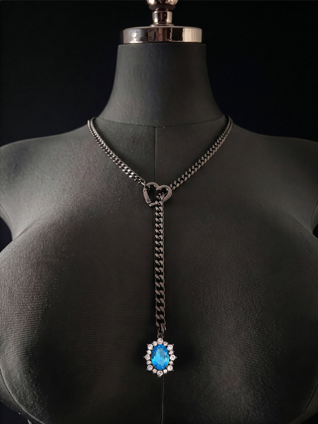 LoveChains™ - Gemstone Charm Slip Chain Choker
