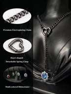 LoveChains™ - Gemstone Charm Slip Chain Choker