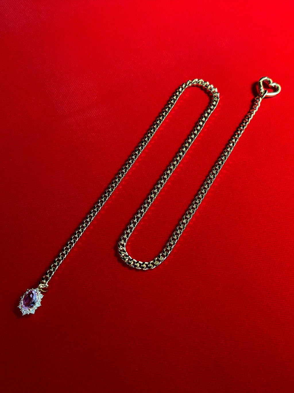 LoveChains™ - Gemstone Charm Slip Chain Choker
