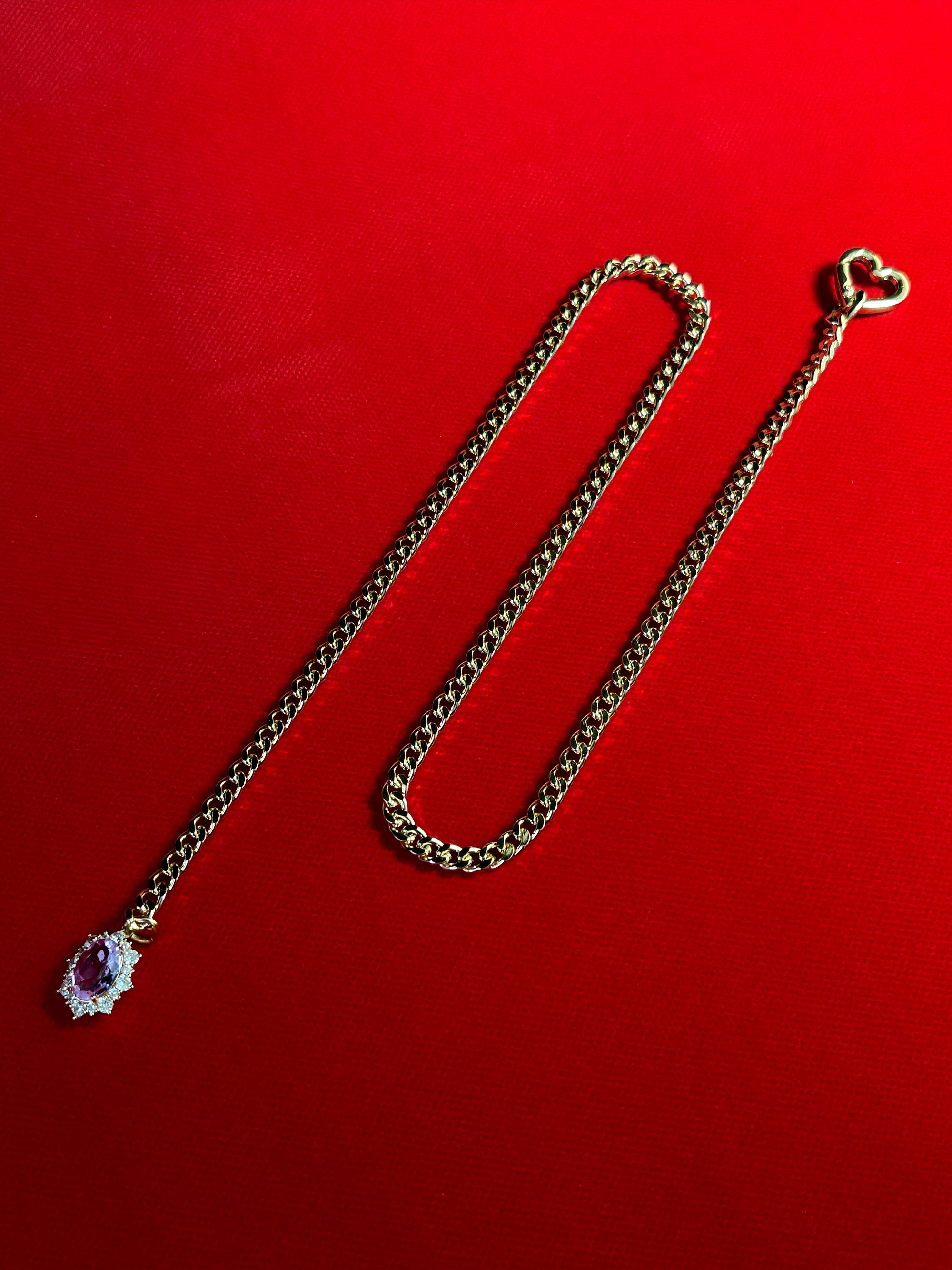 LoveChains™ - Gemstone Charm Slip Chain Choker