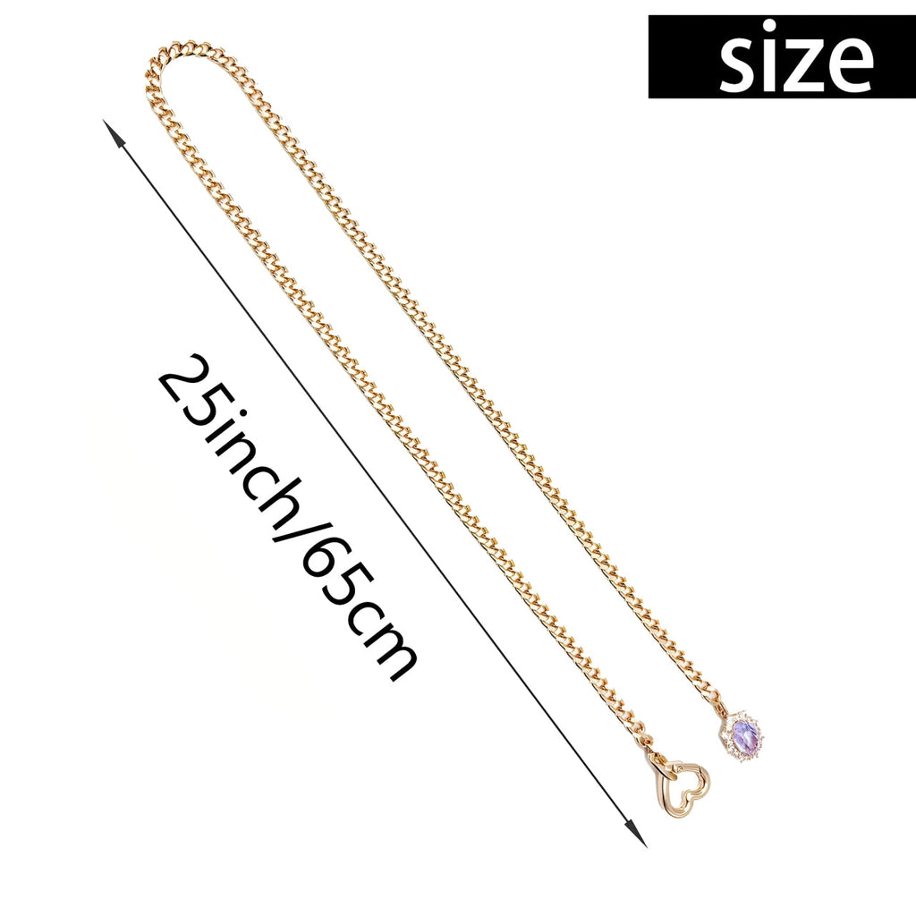 LoveChains™ - Gemstone Charm Slip Chain Choker