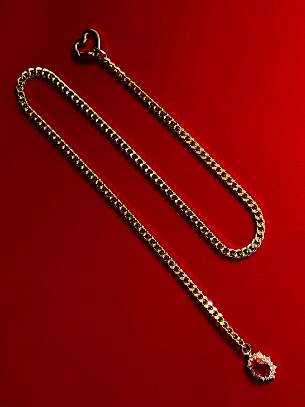LoveChains™ - Gemstone Charm Slip Chain Choker