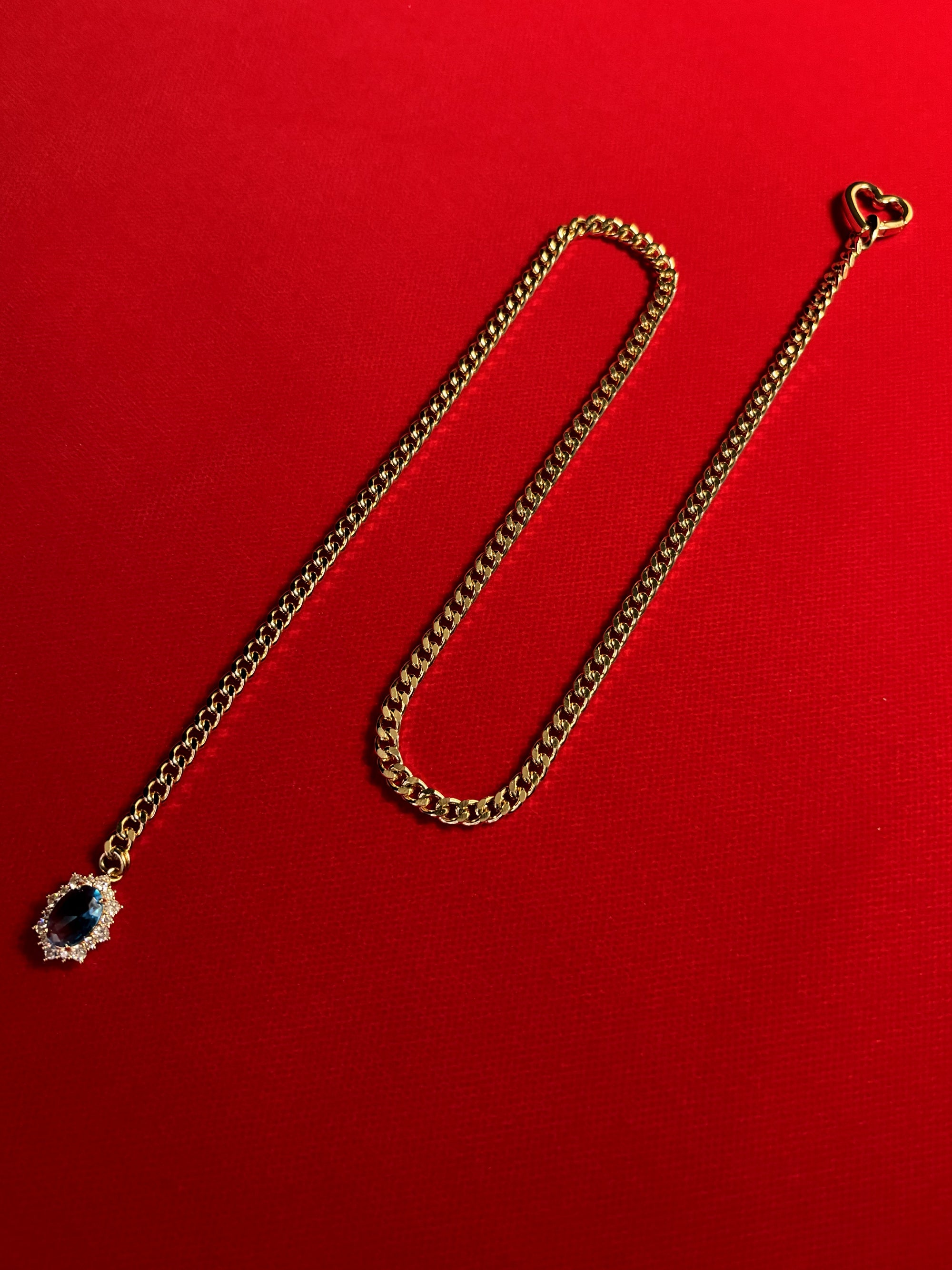 LoveChains™ - Gemstone Charm Slip Chain Choker