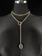 LoveChains™ - Gemstone Charm Loop Choker