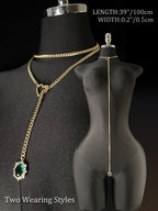 LoveChains™ - Gemstone Charm Loop Choker