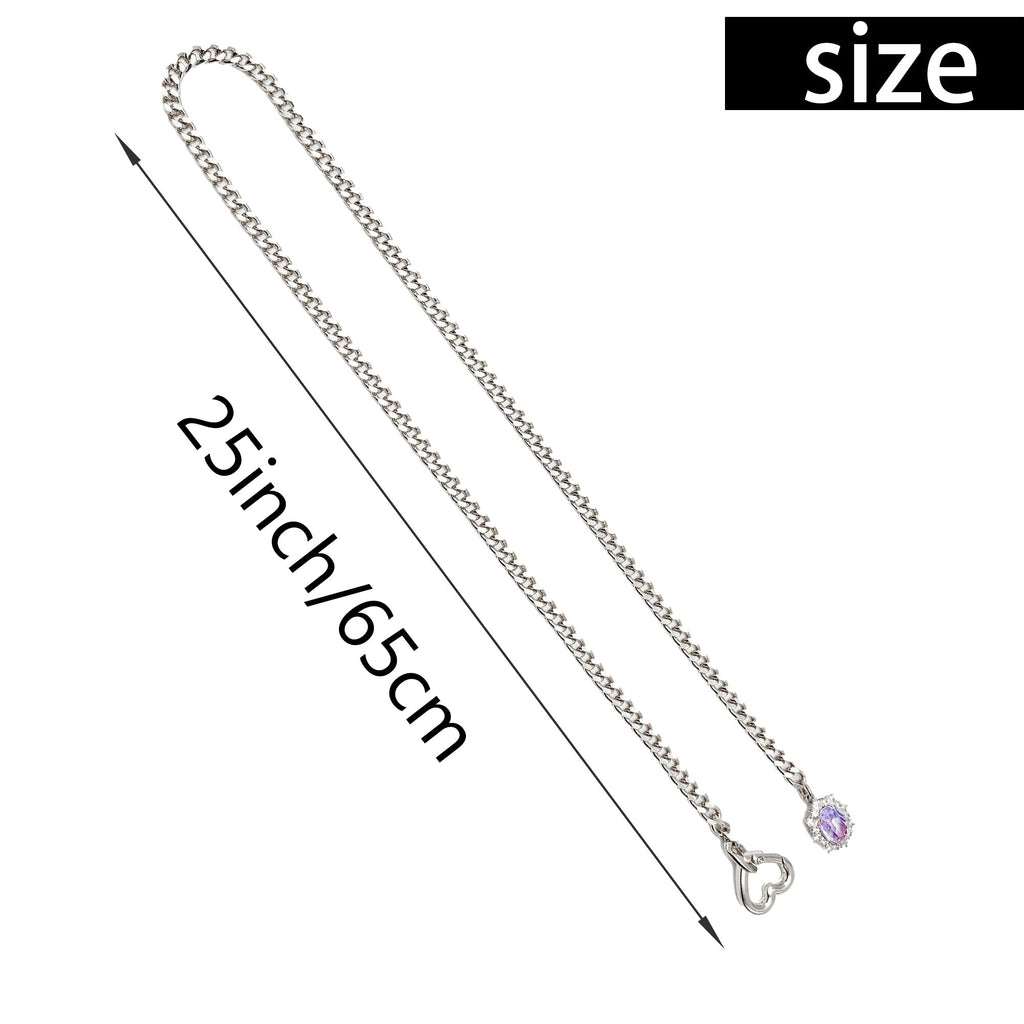LoveChains™ - Gemstone Charm Slip Chain Choker