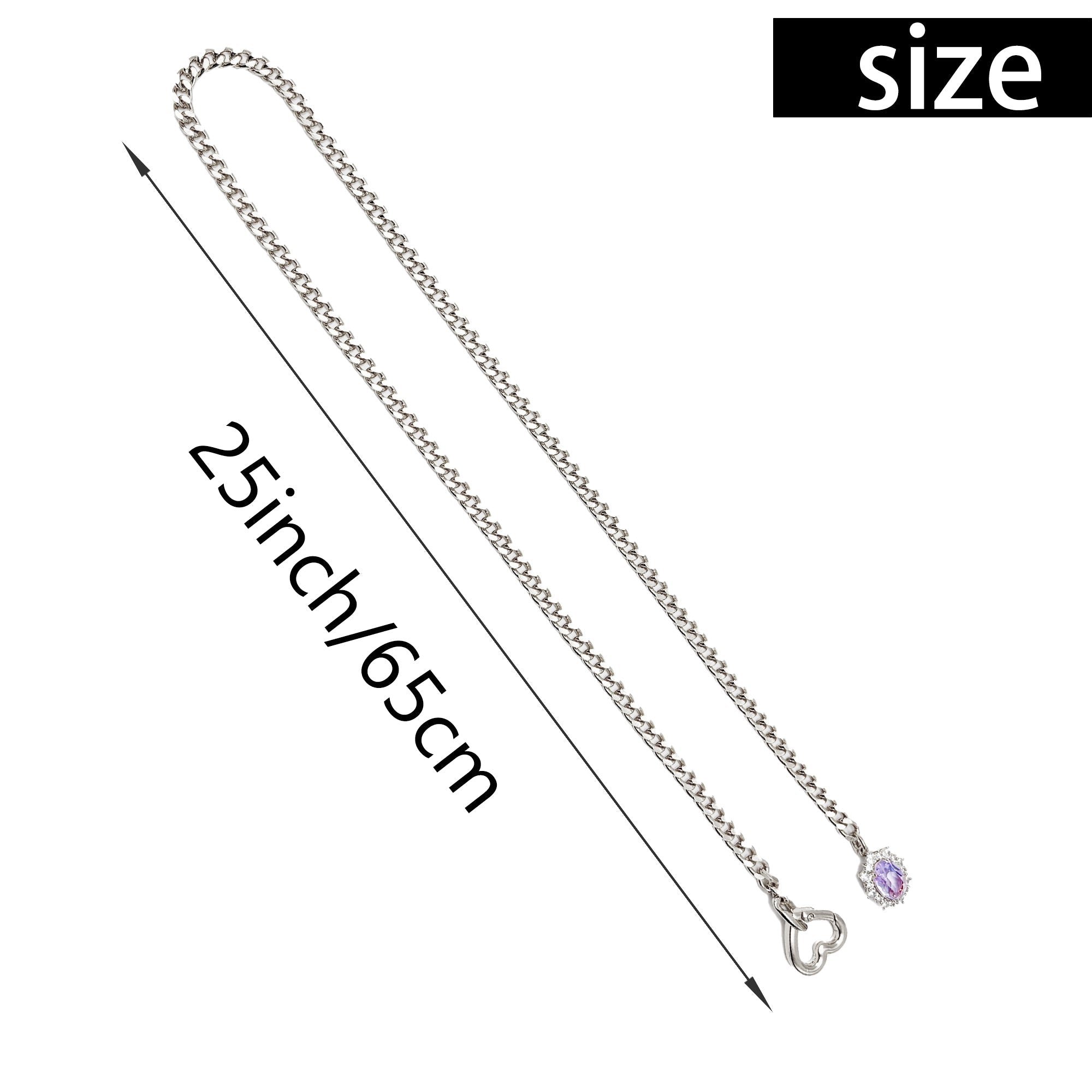 LoveChains™ - Gemstone Charm Slip Chain Choker