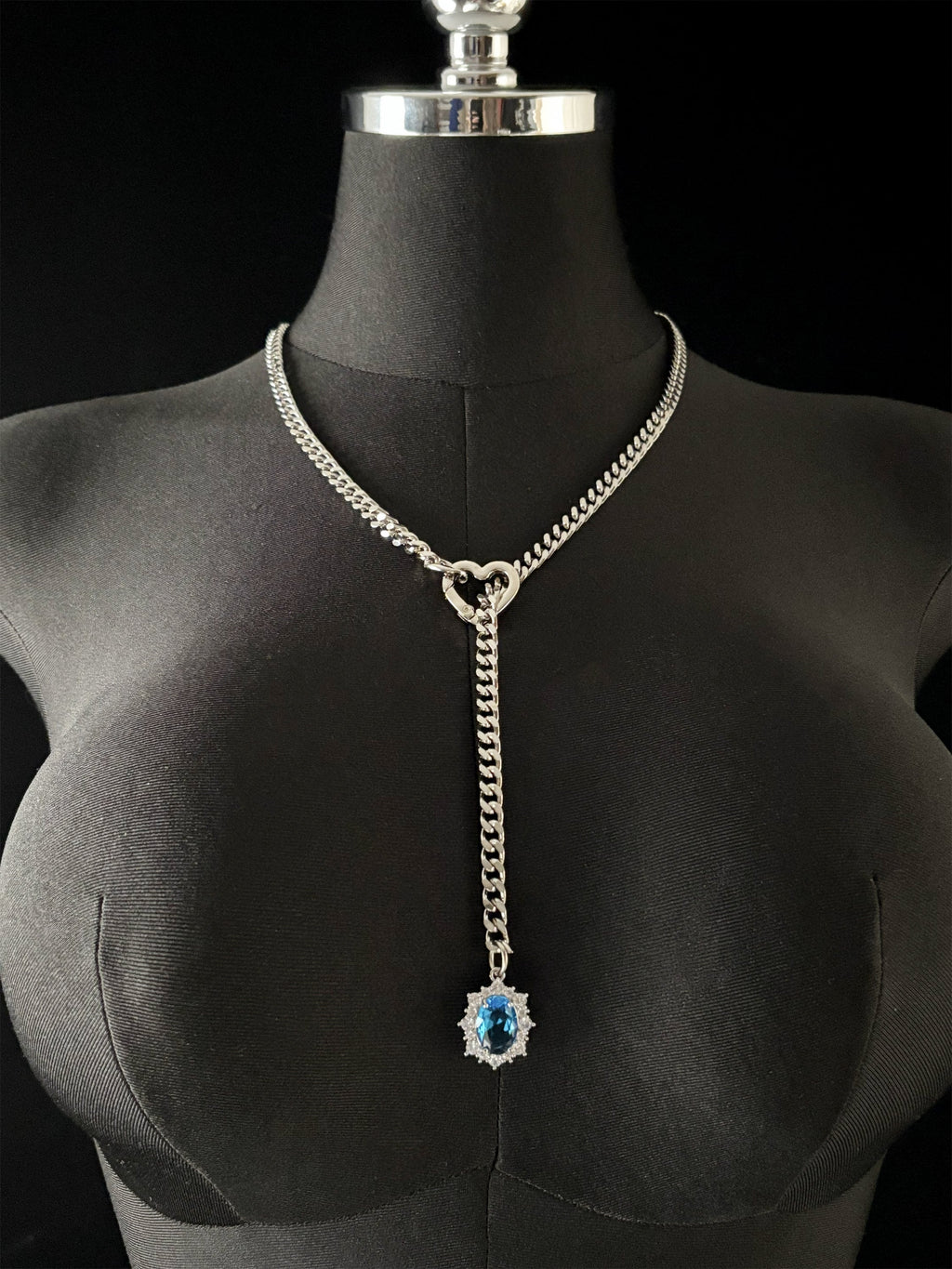 LoveChains™ - Gemstone Charm Slip Chain Choker
