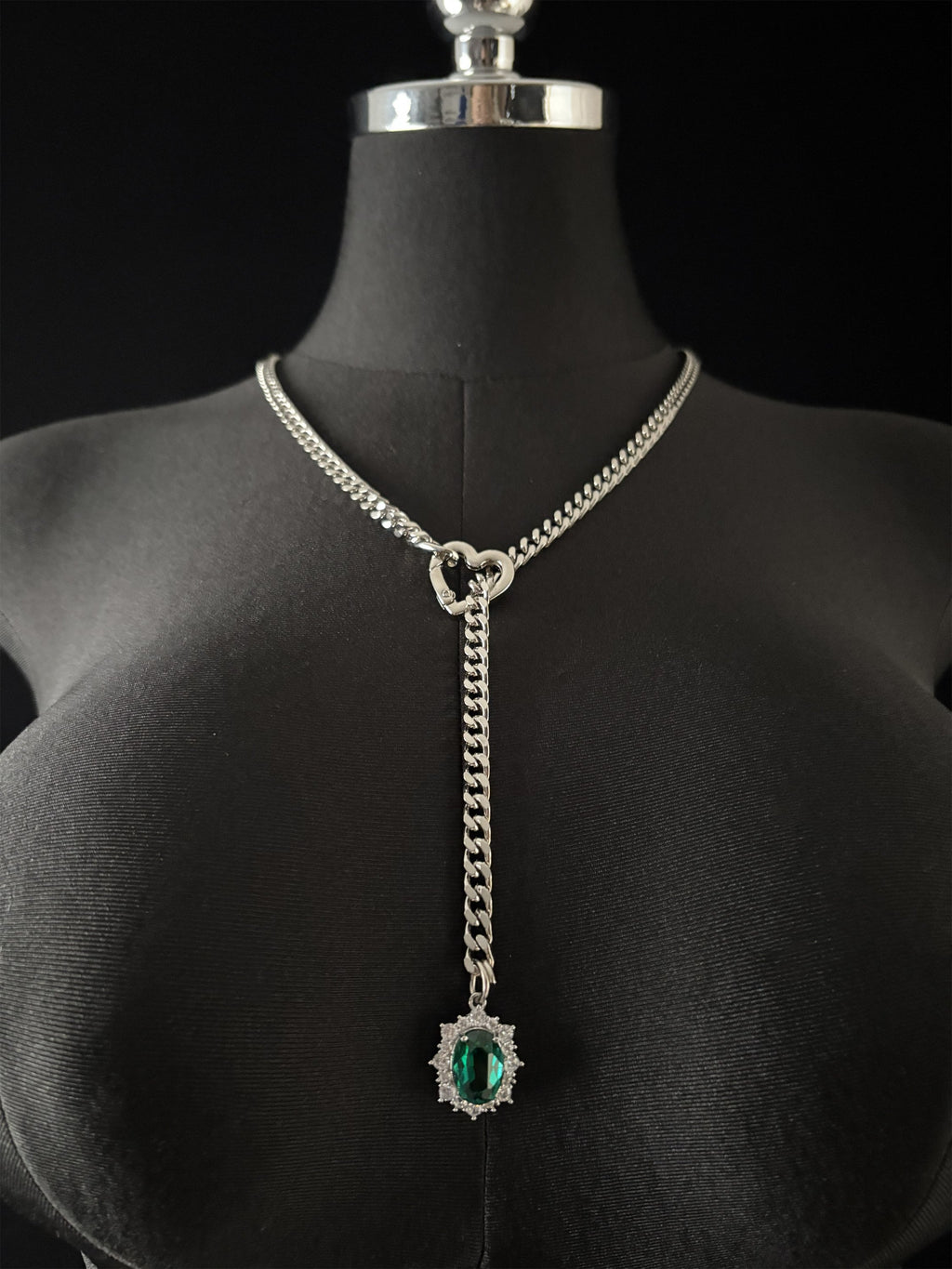 LoveChains™ - Gemstone Charm Slip Chain Choker