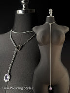 LoveChains™ - Gemstone Charm Loop Choker
